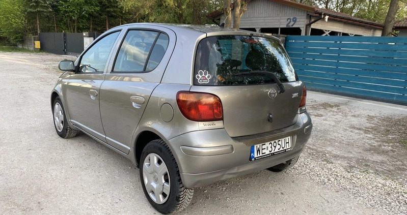 Toyota Yaris cena 12950 przebieg: 136300, rok produkcji 2004 z Warszawa małe 191